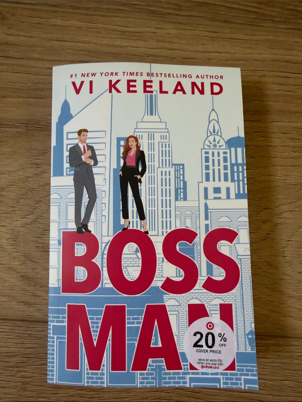 Boss Man Book — White with Red & Blue Cover